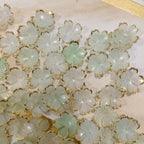 Foild Petals Flower-Light Green