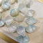 Pearl Petals- Turquoise & White