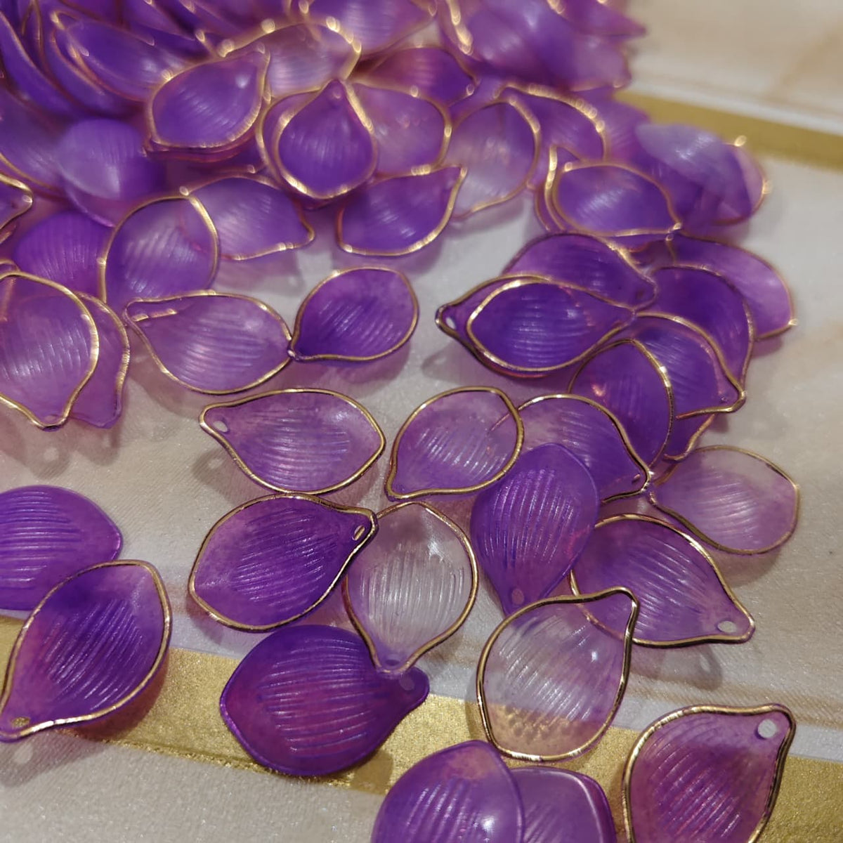 Foild Petals- Dark Purple