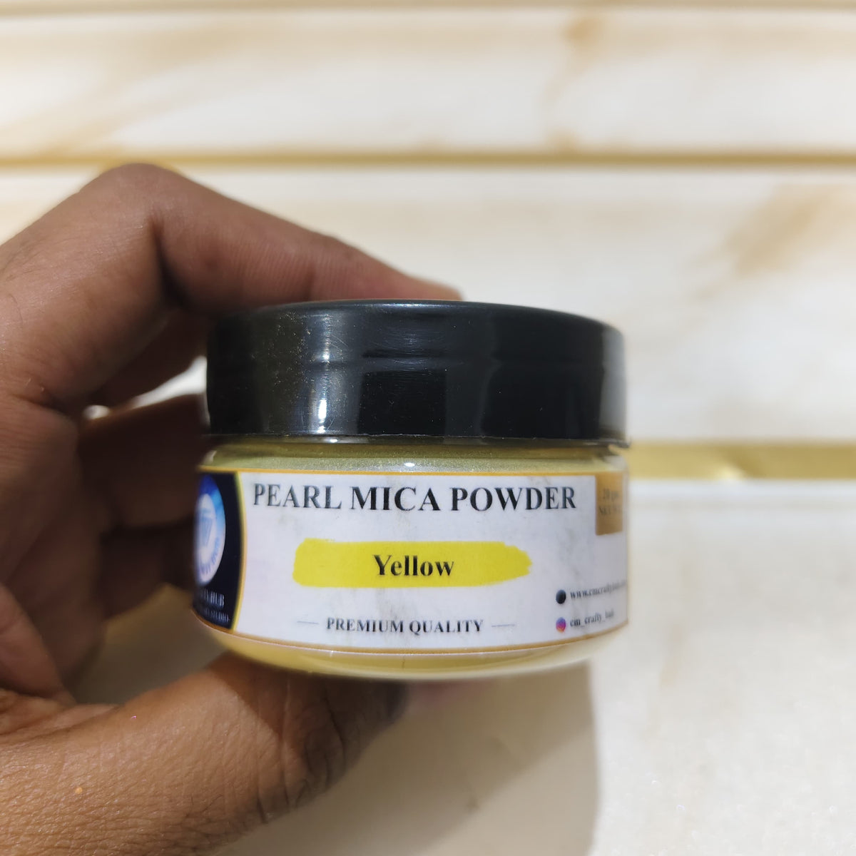 Yellow Pearl Mica Powder