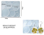 6 Cavity Oval Keychain/Jewellery Mould