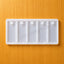 5 Cavity Rectangle Keychain Mould