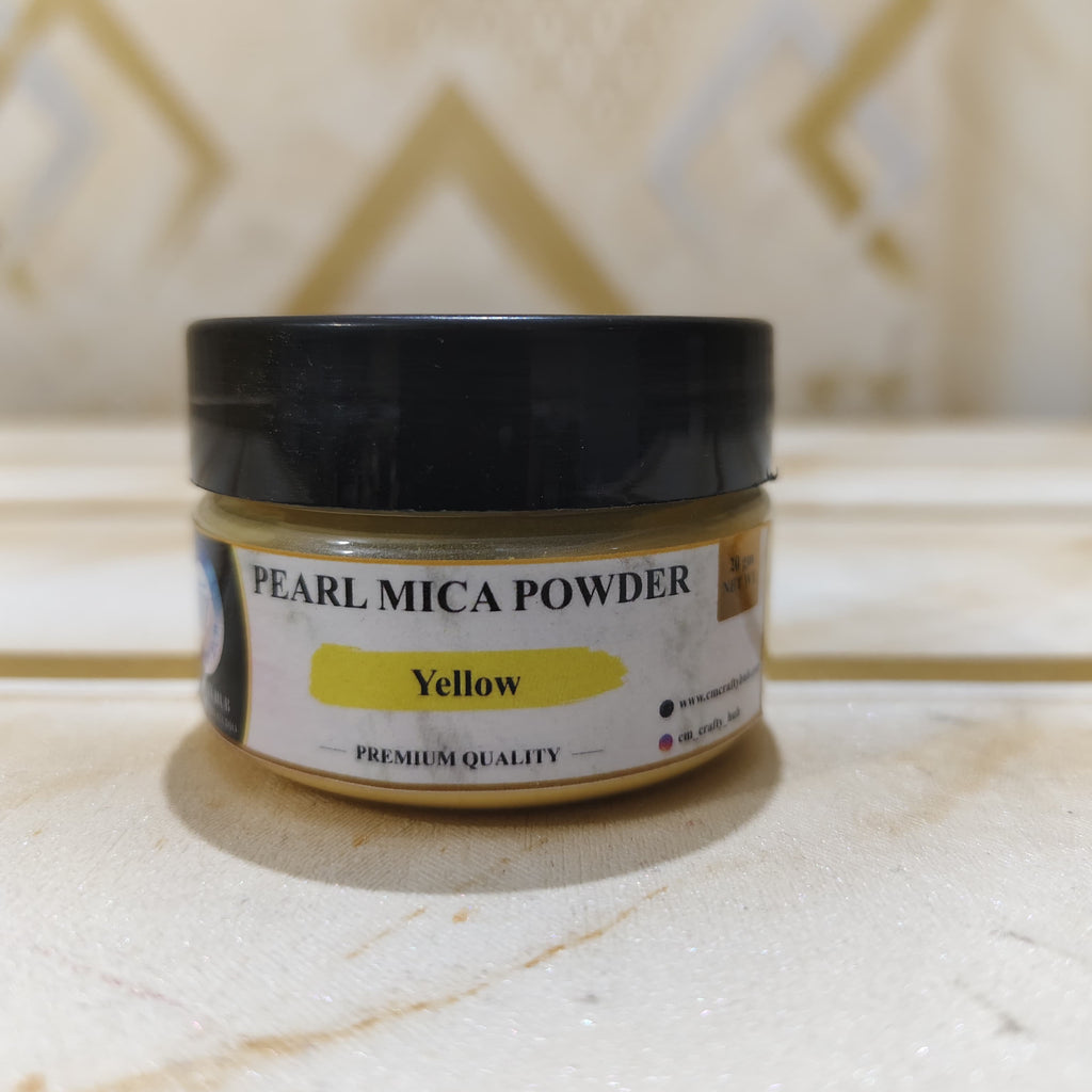 Yellow Pearl Mica Powder