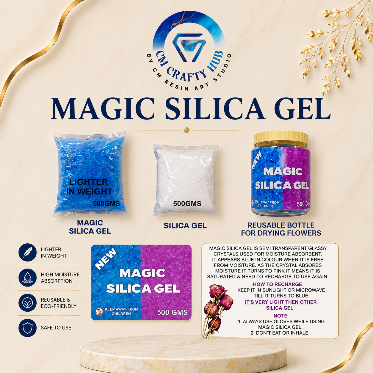 Magic Silica Gel Crystal