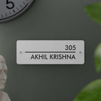Futura (Matte White) - Contemporary House Number/Name Sign