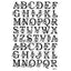 Floral Alphabet Design Insert Sheet