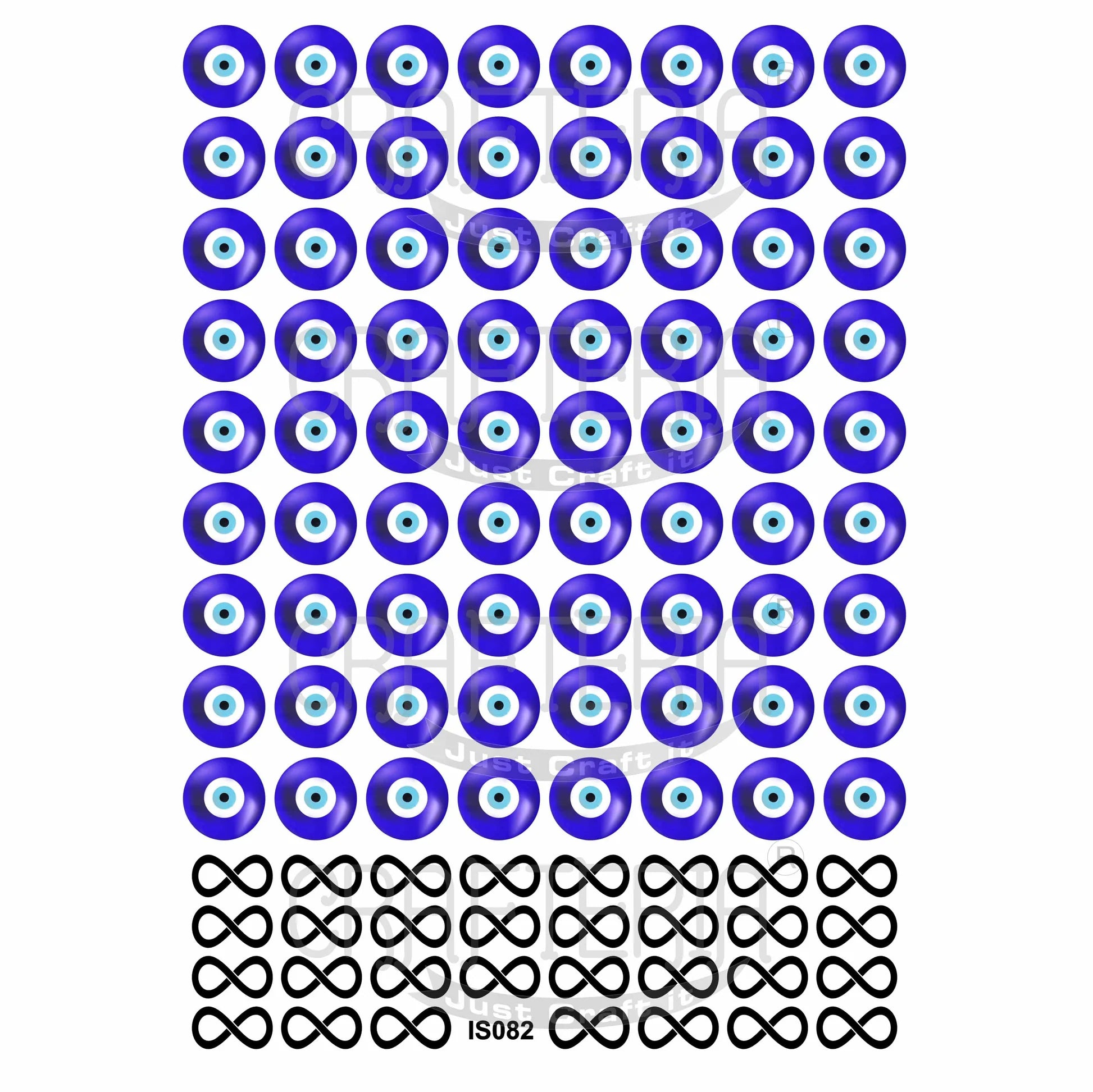 Evil Eye & Infinity Insert Sheet
