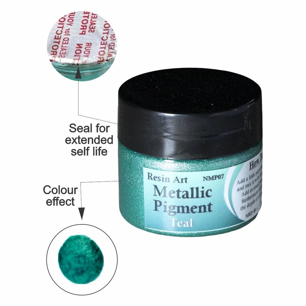 Teal Metallic Pigment
