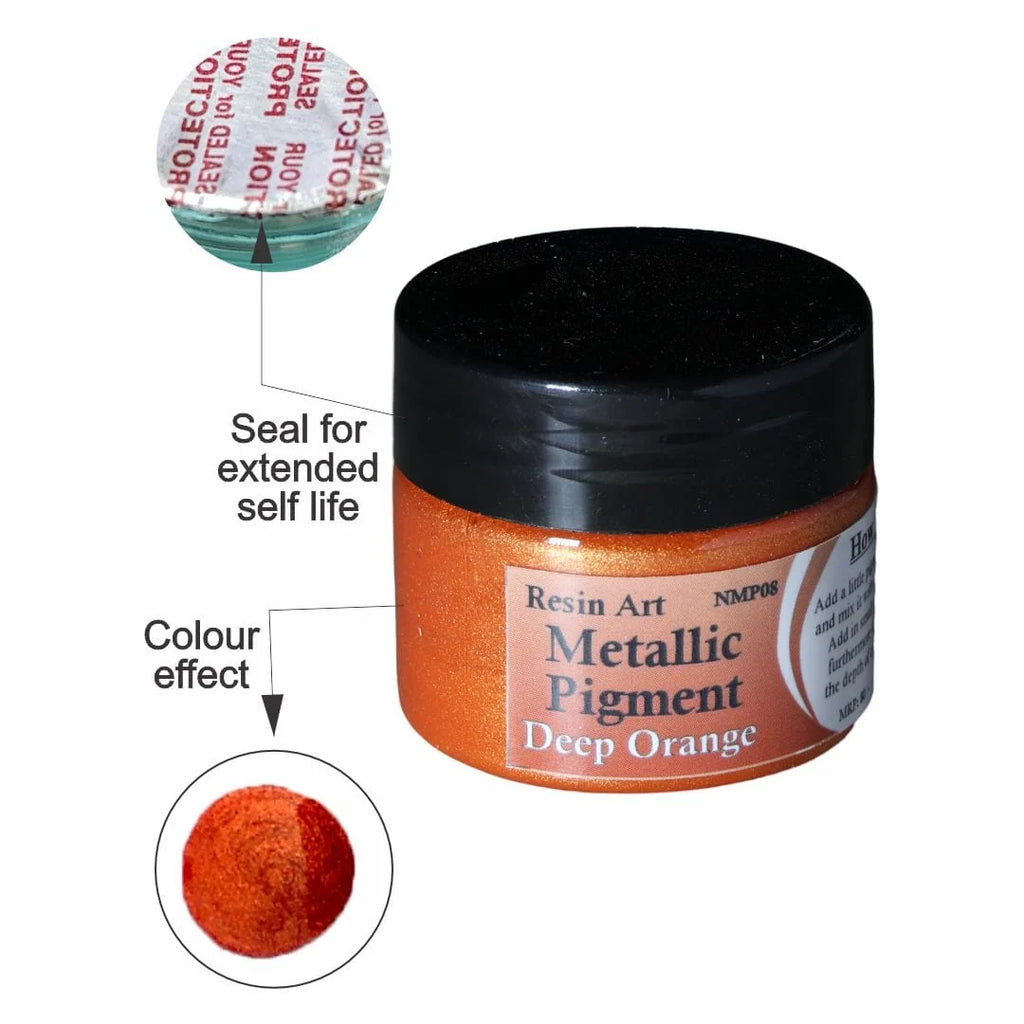 Deep Orange Metallic Pigment