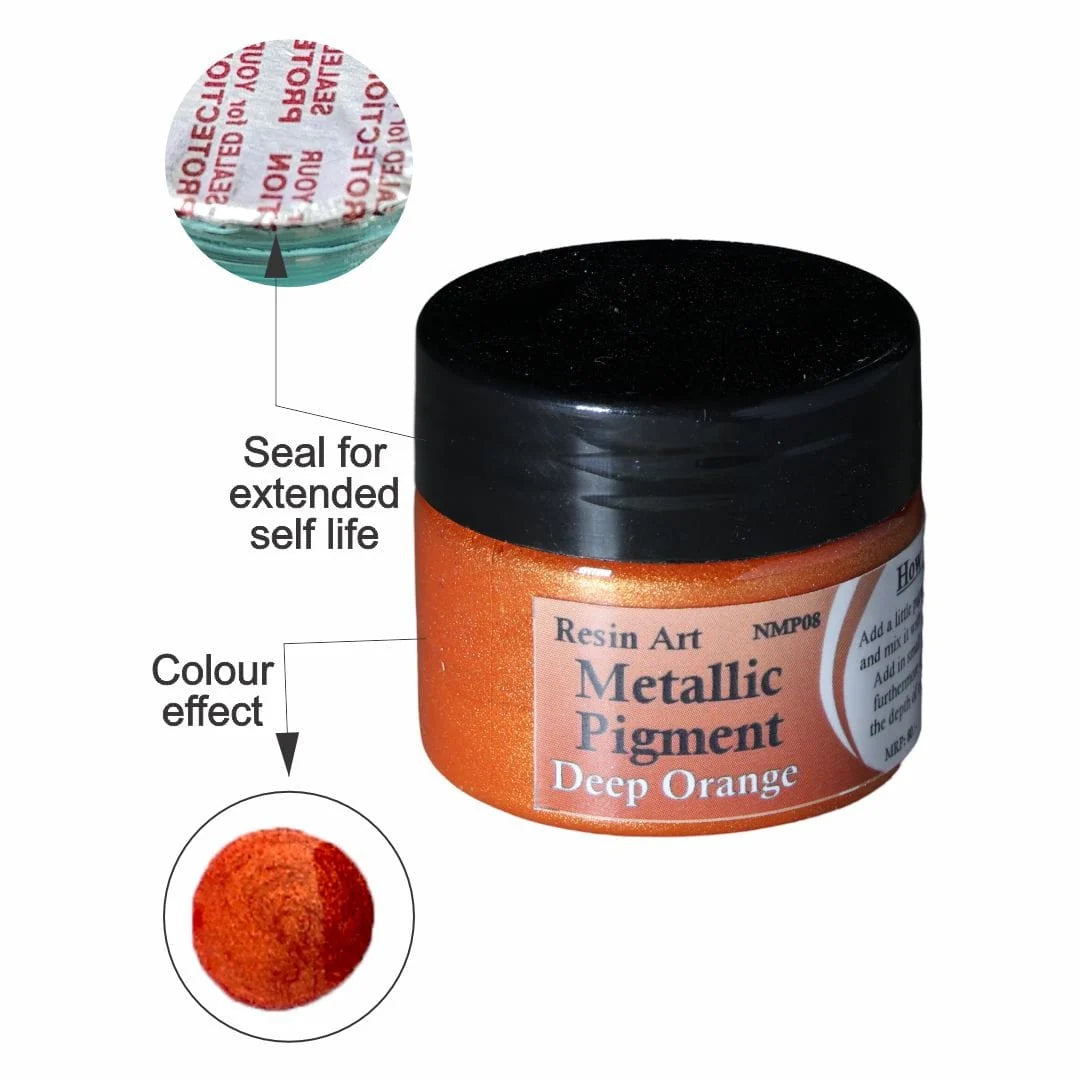 Deep Orange Metallic Pigment