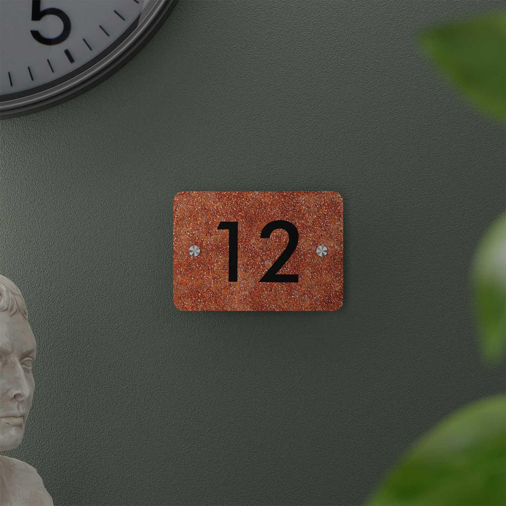 Oxide - Contemporary House Number/Name Sign