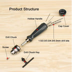Manual Hand Drill (B) With 15 Bits