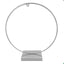 Silver Round Frame Hanger Metal Stand