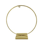 Gold Round Frame Hanger Metal Stand