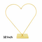 Heart Hoop Metal Stand