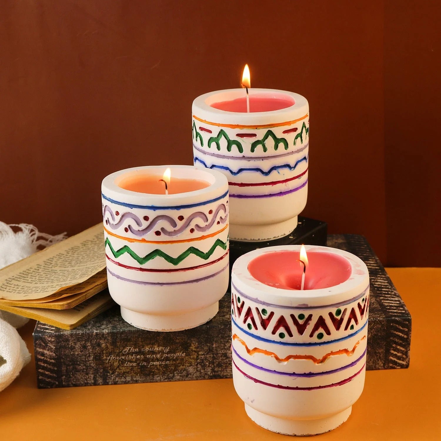 Texture Jar Storage, Planter & Candle Holder Mould Secondary image