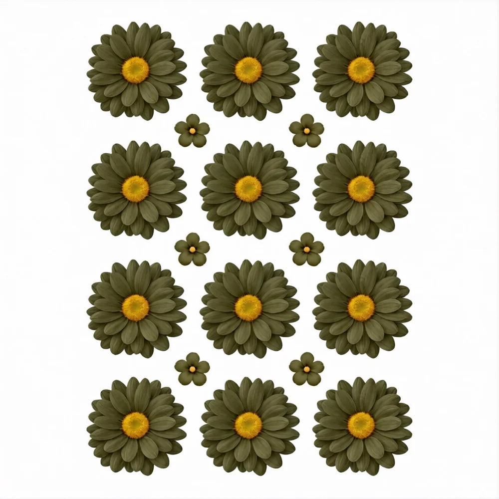 Mahendi Daisy Flowers UV DTF Sticker Main image