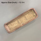 Boat Rectangle Wooden Candle Bowl
